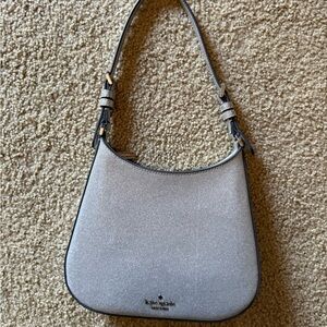 Kate Spade Metallic Silver Shoulder Bag